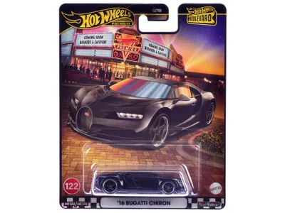 Hotwheels 2016 Bugatti Chiron Black "boulevard" Series Diecast Model Car By Hot Wheels