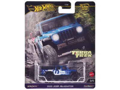 Hotwheels 2020 Jeep Gladiator Pickup Truck Blue Metallic "mopar" "terra Trek" Series Diecast Model Car By Hot 