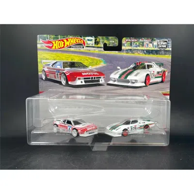 Hotwheels Bmw M1 Procar No.8 White With Red Stripes & Lancia Stratos Group 5 No.829 White With Stripes Culture