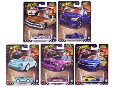 Hotwheels Boulevard 101-105 5 Piece Set "premium" 2024 Series Diecast Model Cars By Hot Wheels