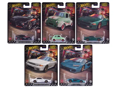Hotwheels Boulevard 96-100 5 Piece Set "premium" 2024 Series Diecast Model Cars By Hot Wheels