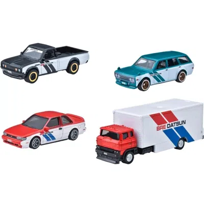 Hotwheels Bre Series Hot Wheels Premium 2024 Series U Diecast Model Cars - Set Of 4