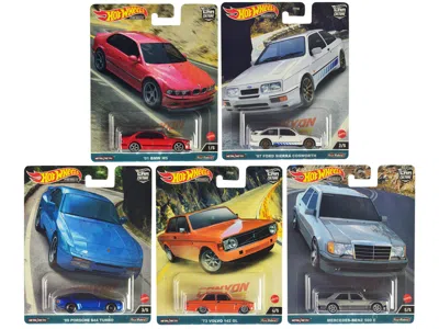 Hotwheels Canyon Warriors 5 Piece Set "car Culture" Series Die Cast Model Cars By Hot Wheels