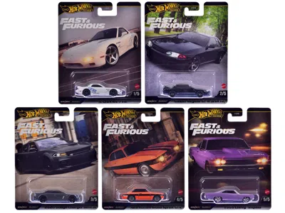 Hotwheels Fast & Furious 2025 5 Piece Set K Diecast Model Cars By Hot Wheels In Multi