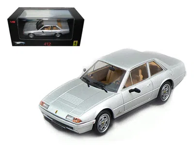 Hotwheels Ferrari 412 Silver Limited Edition Elite 1/43 Diecast Model Car By Hot Wheels
