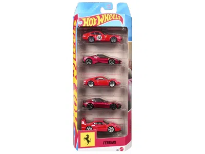 Hotwheels Ferrari 5 Piece Set By Hot Wheels Diecast Model Cars By Hot Wheels