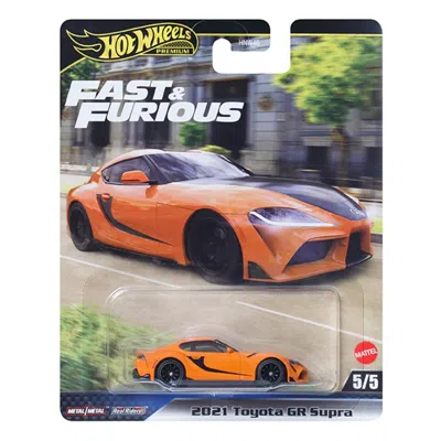 Hotwheels Hot Wheels Fast & Furious 9 1:64 Die Cast 2021 Toyota Gr Supra Orange In Multi