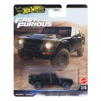Hotwheels Hot Wheels Fast & Furious 9 1:64 Die Cast Lamborghini Lm002 Black In Multi