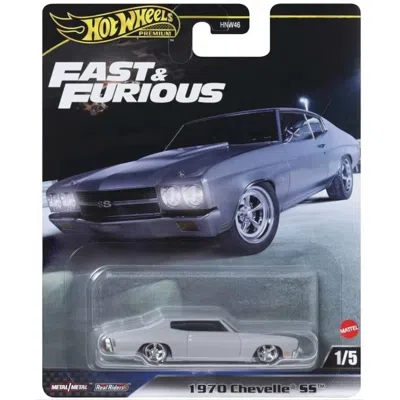 Hotwheels Hot Wheels Fast & Furious X 1:64 Die Cast 1970 Chevelle Ss Grey In Multi