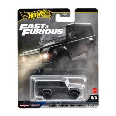 Hotwheels Hot Wheels Fast & Furious X 1:64 Die Cast Land Rover Defender 110 Black In Multi