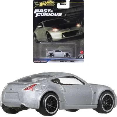 Hotwheels Hot Wheels Fast & Furious X 1:64 Die Cast Nissan 370z Grey In Multi
