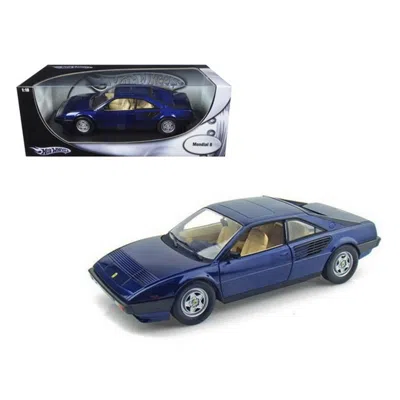 Hotwheels Hot Wheels Ferrari Mondial 8 Blue 1-18 Diecast Model Car