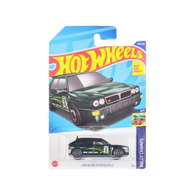 Hotwheels Hot Wheels Lancia Delta Integrale No. 8 Metallic With Graphics Rally Champs Series Diecast Model Car