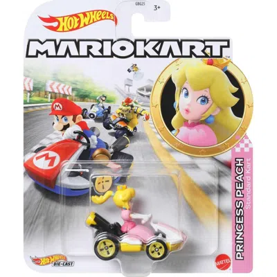 Hotwheels Hot Wheels Mario Kart Replica Diecast Princess Peach Pink In Multi