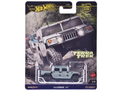 Hotwheels Hummer H1 Pickup Truck Gray Metallic "terra Trek" Series Diecast Model Car By Hot Wheels