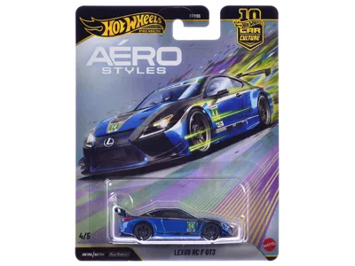 Hotwheels Lexus Rc F Gt3 #14 Blue Metallic "aero Styles" Series Diecast Model Car By Hot Wheels