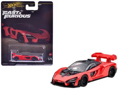 Hotwheels Mclaren Senna Red "fast X" (2023) Movie "fast & Furious" Series Diecast Model Car By Hot Wheels