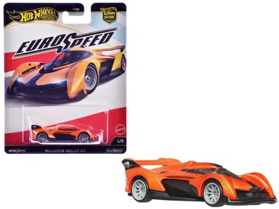 Hotwheels Mclaren Solus Gt Orange Metallic "euro Speed" Series Diecast Model Car By Hot Wheels