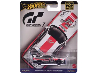 Hotwheels Nissan Gt-r Nismo Gt3 #23 White "gran Turismo 7" Video Game Diecast Model Car By Hot Wheels