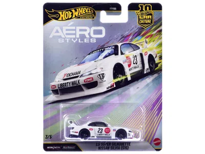Hotwheels Nissan Silvia (s15) Lb Super Silhouette Rhd (right Hand Drive) #23 White With Graphics "aero Styles"
