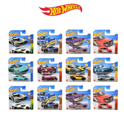 Hotwheels Pack Of 12 Hot Wheels 1:64 Scale Mystery Random Assortment In Multi