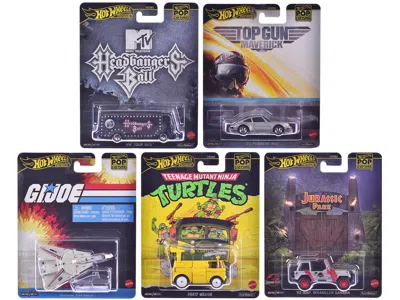 Hotwheels Pop Culture 2025 5 Piece Set K "premium Series" Diecast Model Cars By Hot Wheels In Multi