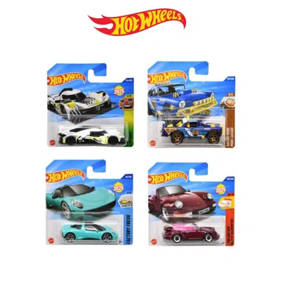 Hotwheels Set Of 4 Hot Wheels 1:64 Scale Mystery Random Assortment In Multi