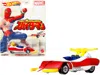 Hotwheels Spider Machine Gp-7 White Metallic And Red Metallic "marvel" Diecast Model Car By Hot Wheels