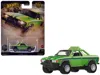 Hotwheels Subaru Brat Utility Truck Green Metallic With Stripes "hw Off Road" Series Diecast Model Car By Hot  In Green