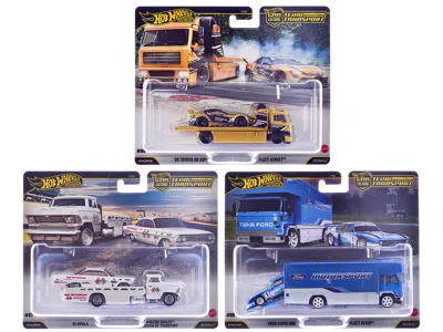 Hotwheels Team Transport 3 Piece Set J 2025 "car Culture" Series Diecast Model Cars By Hot Wheels In Multi