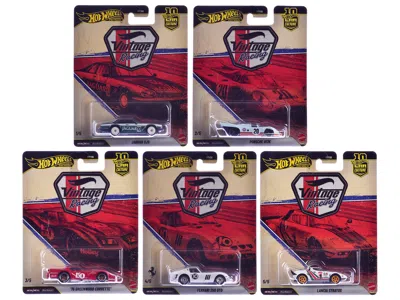 Hotwheels Vintage Racing 5 Piece Set "car Culture" 2026 Series T Diecast Model Cars By Hot Wheels