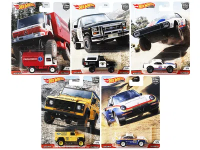 Hotwheels Wild Terrain 5 Piece Set "car Culture" Series Diecast Model Cars By Hot Wheels