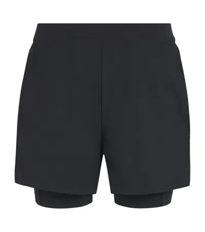 Houdini Pace Split Running Shorts In Black