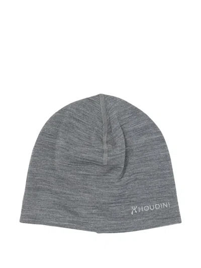 Houdini Sportswear Desoli Thermal Logo Hat In Gray
