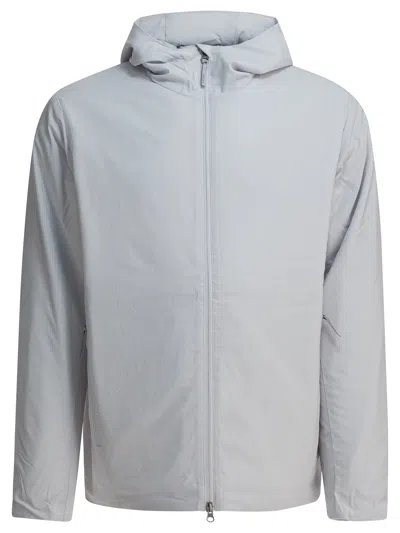 Houdini Sportswear Grey Recycled Polyester Blend Jacket In White