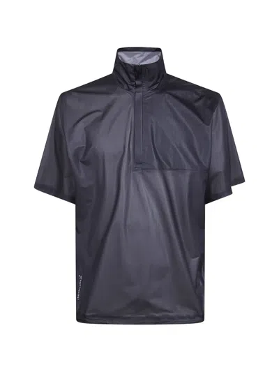 Houdini Sportswear High-neck Short-sleeve T-shirt In Blue