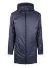 Houdini Sportswear Hoood Zip Windbreakers Jacket In Blue