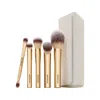 Hourglass Face And Eye Travel Brush Set In Multi
