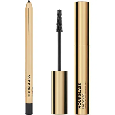 Hourglass Unlocked Instant Extensions Mascara & Eyeliner Set $63 Value In Black