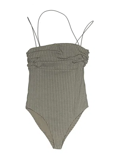 Pre-owned H:ours Bodysuit In Gray