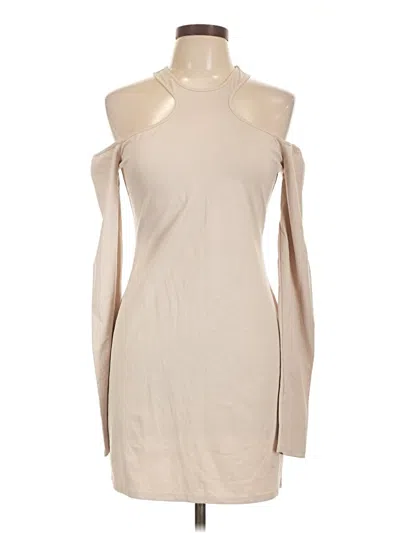 Pre-owned H:ours Casual Dress In White
