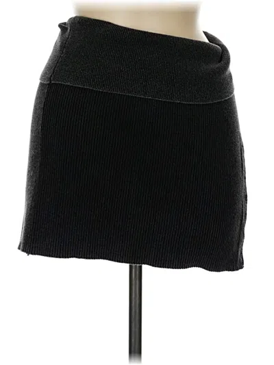 Pre-owned H:ours Casual Skirt In Gray