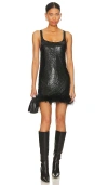 H:ours Kleid Chainmail In Black