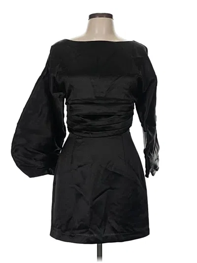 Pre-owned H:ours Cocktail Dress In Black