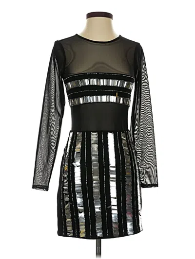 Pre-owned H:ours Cocktail Dress In Black