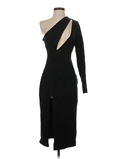 Pre-owned H:ours Cocktail Dress In Black