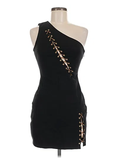 Pre-owned H:ours Cocktail Dress In Black