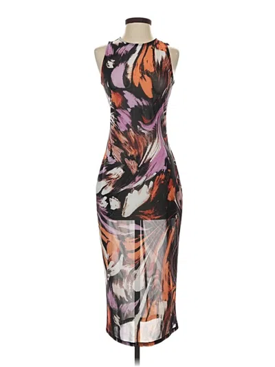 Pre-owned H:ours Cocktail Dress In Purple