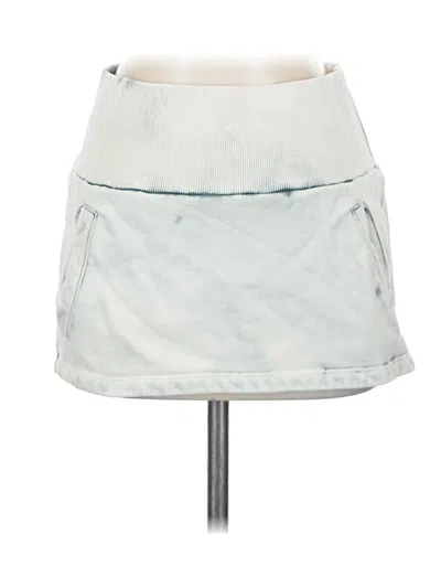 Pre-owned H:ours Denim Skirt In Blue