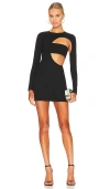 H:ours Gabriela Mini Dress In Black